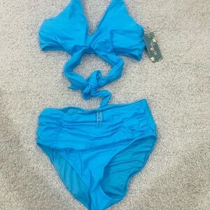 Vibrant Blue Bikini Set
